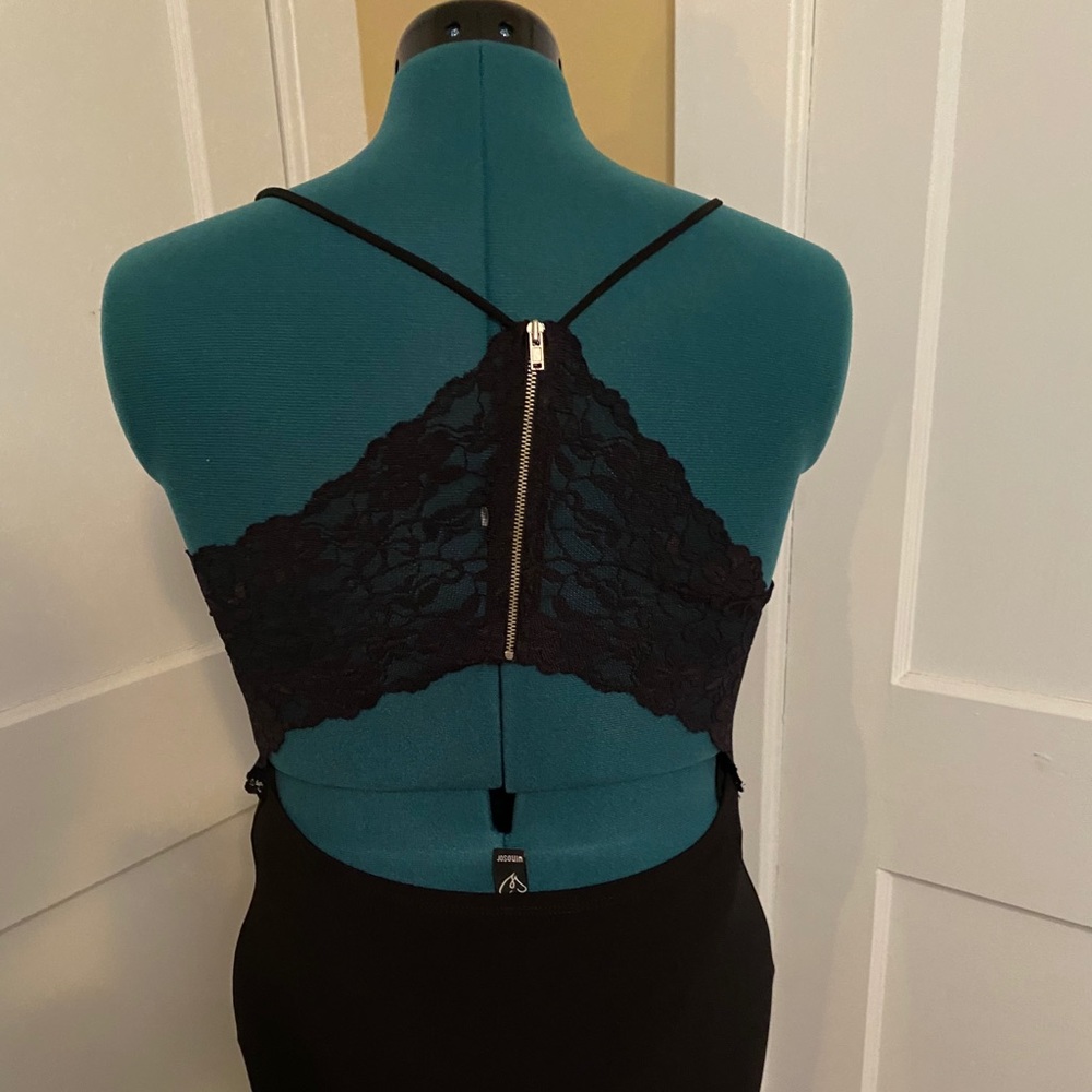 Windsor Lace Back Long Dress Size 10 EUC